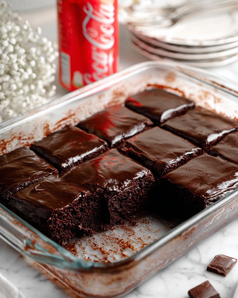 Easy Double Chocolate Coca-Cola Cake