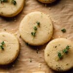 Lemon Thyme Shortbread Cookies