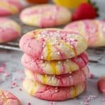 Strawberry Lemonade Cookies