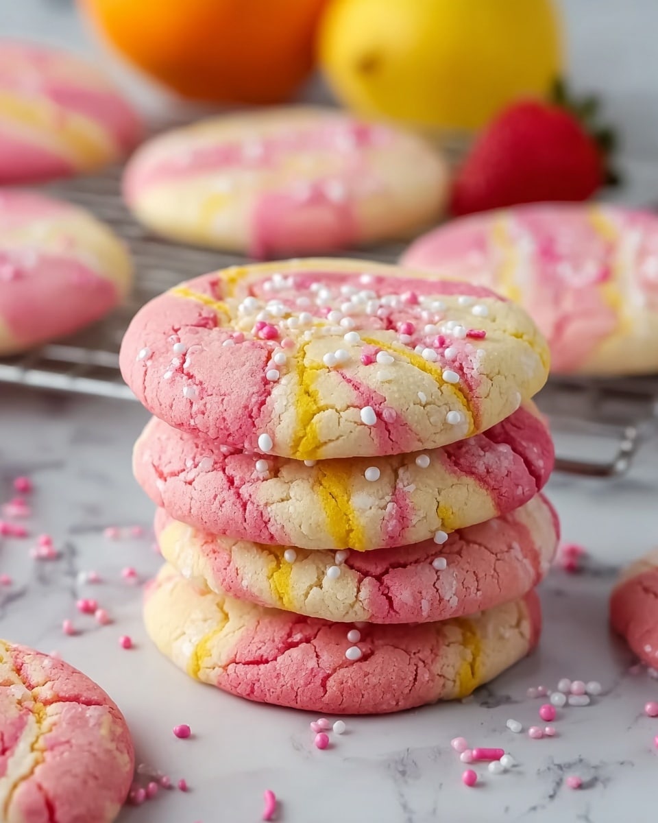 Strawberry Lemonade Cookies