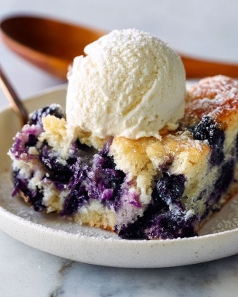 Texas-Style Blueberry Cobbler