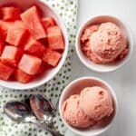 Two Ingredient Watermelon Ice Cream
