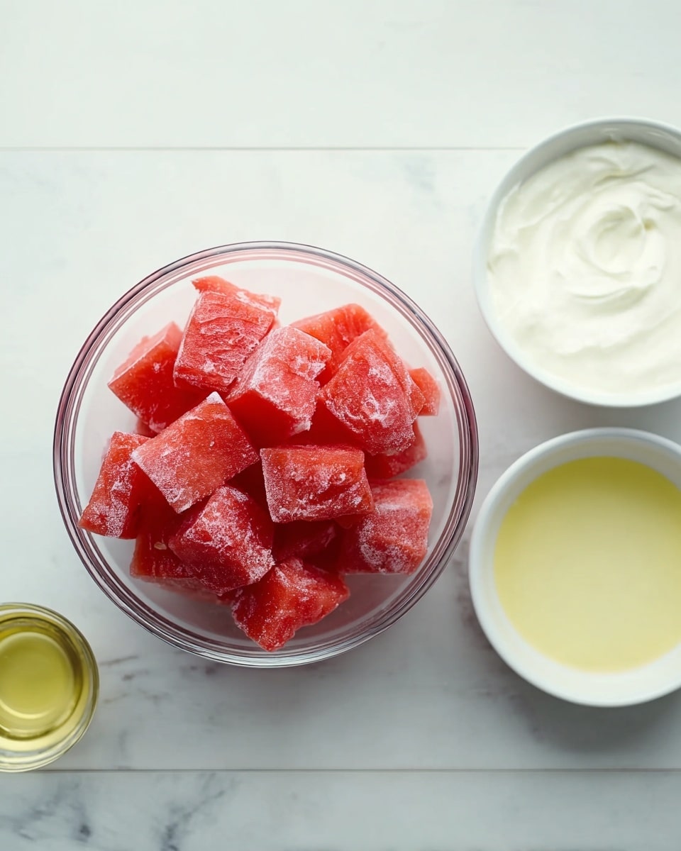 Two Ingredient Watermelon Ice Cream
