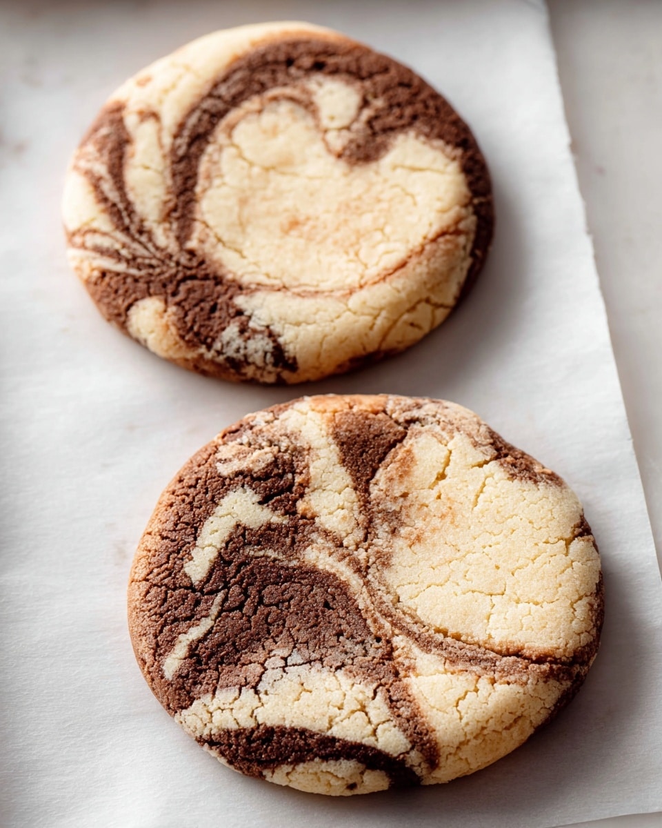 Vietnamese Coffee Marble Cookies Recipe