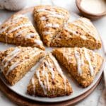 Almond Flour Carrot Cake Scones