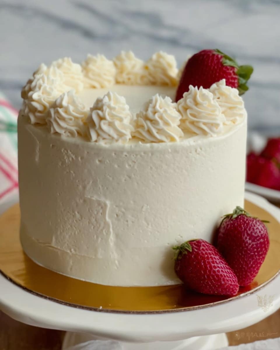 Vanilla Bean Cake with Raspberry Filling