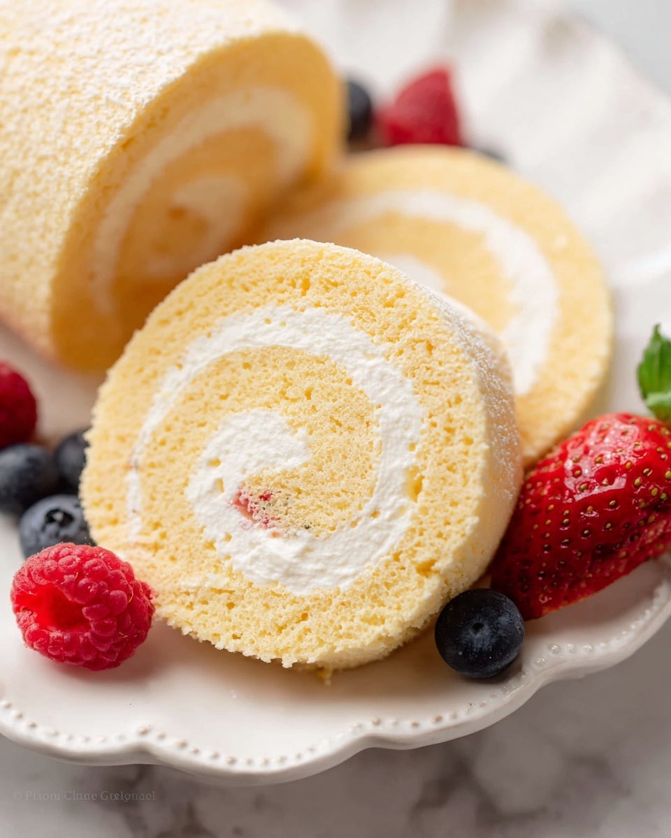Vanilla Cake Roll