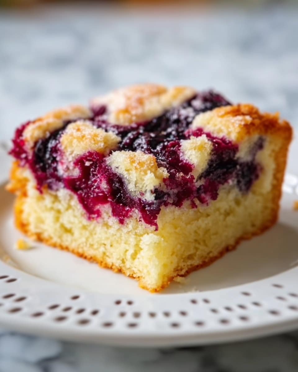 Blueberry Olive Oil Snack Cake Recipe