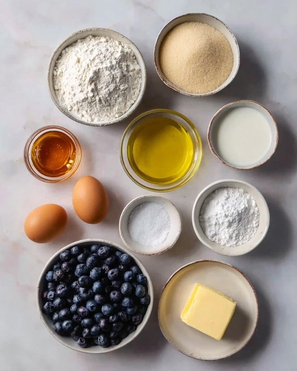Blueberry Olive Oil Snack Cake Recipe