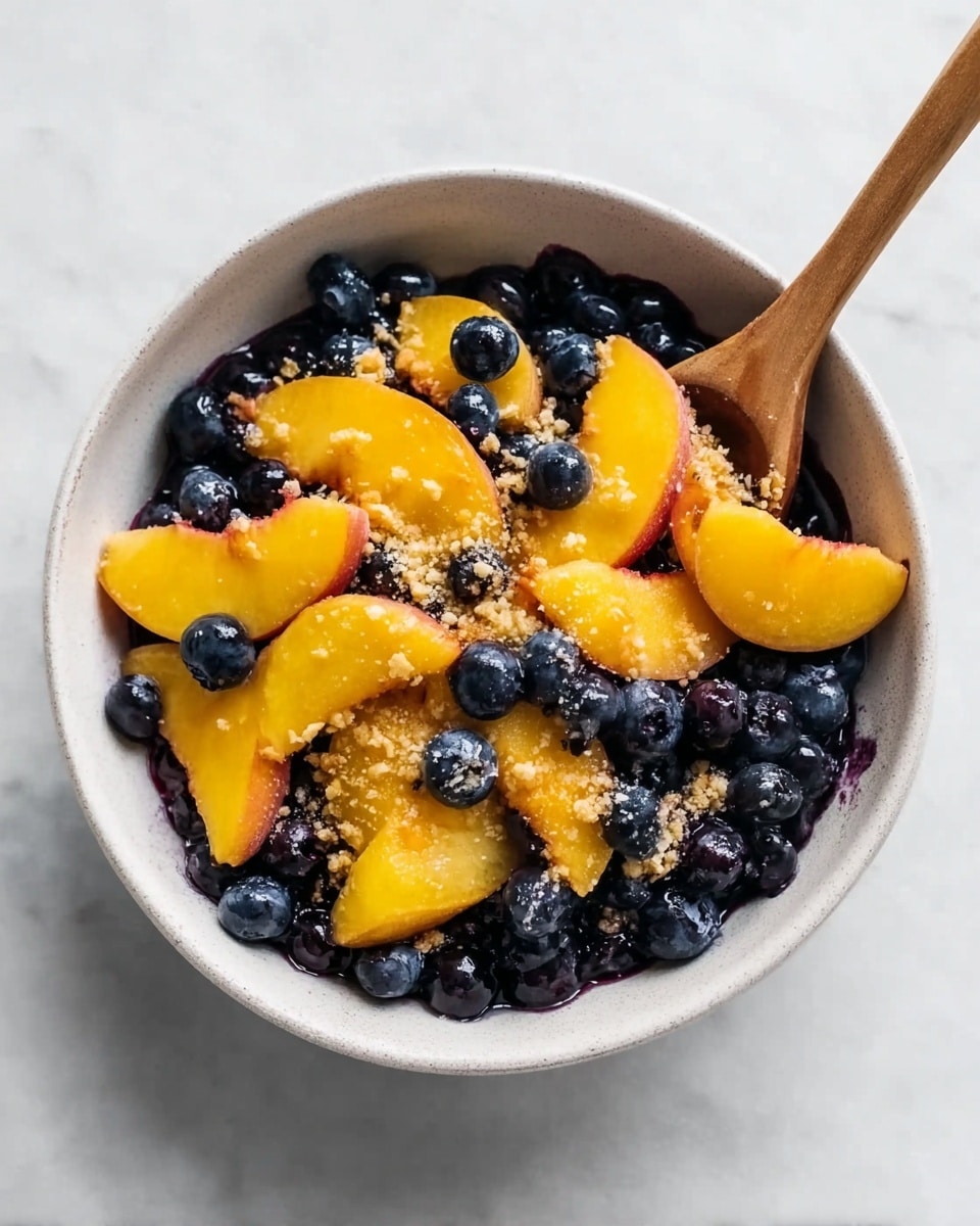 Blueberry Peach Crumble