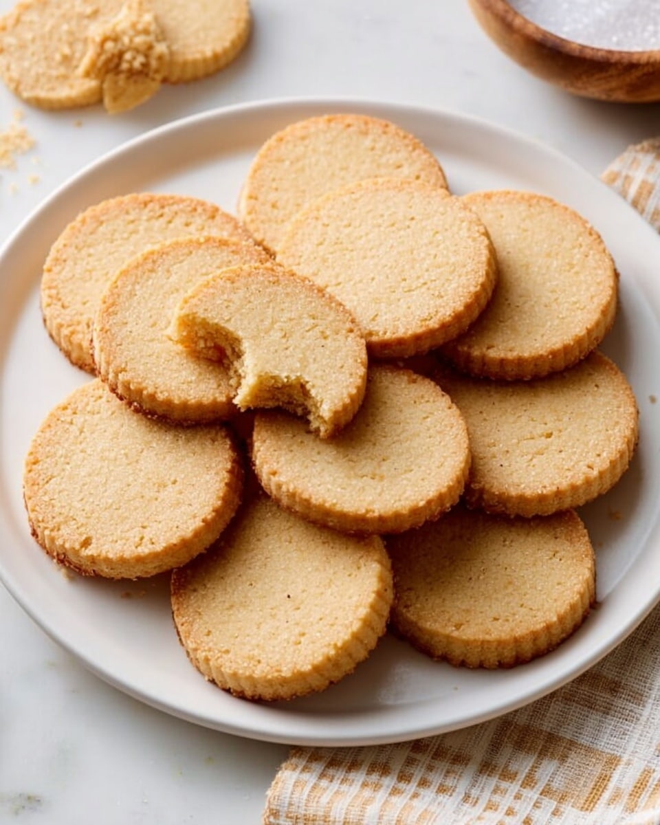 Brown Sugar Shortbread Cookies