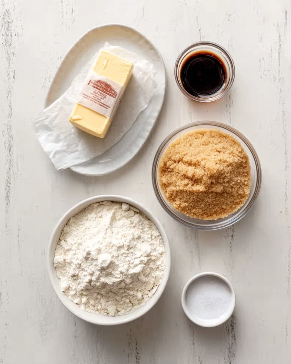 Brown Sugar Shortbread Cookies