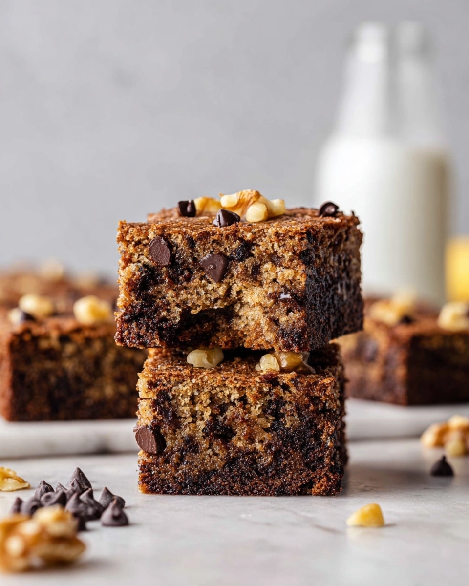 Chocolate Chip Banana Bread Bars
