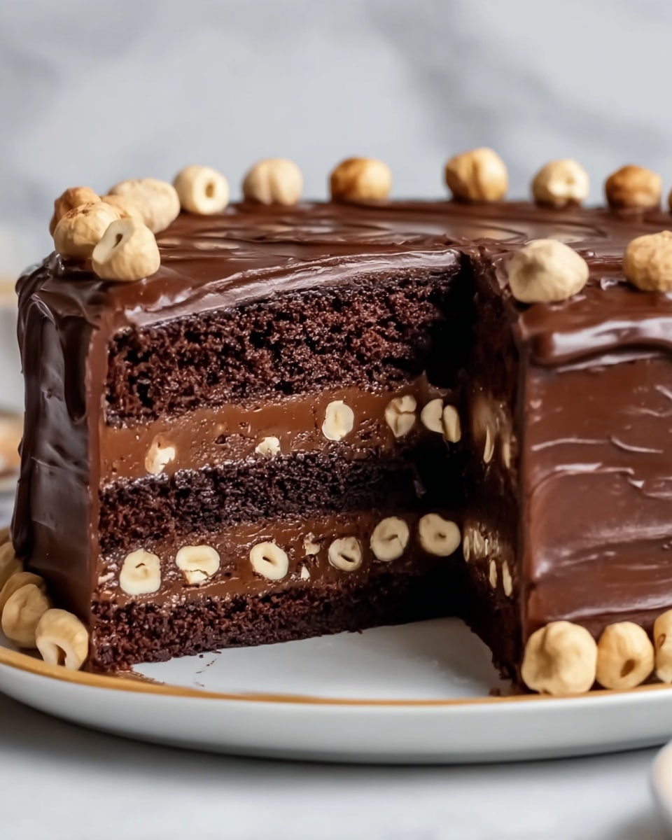 Chocolate Hazelnut Cake Filling