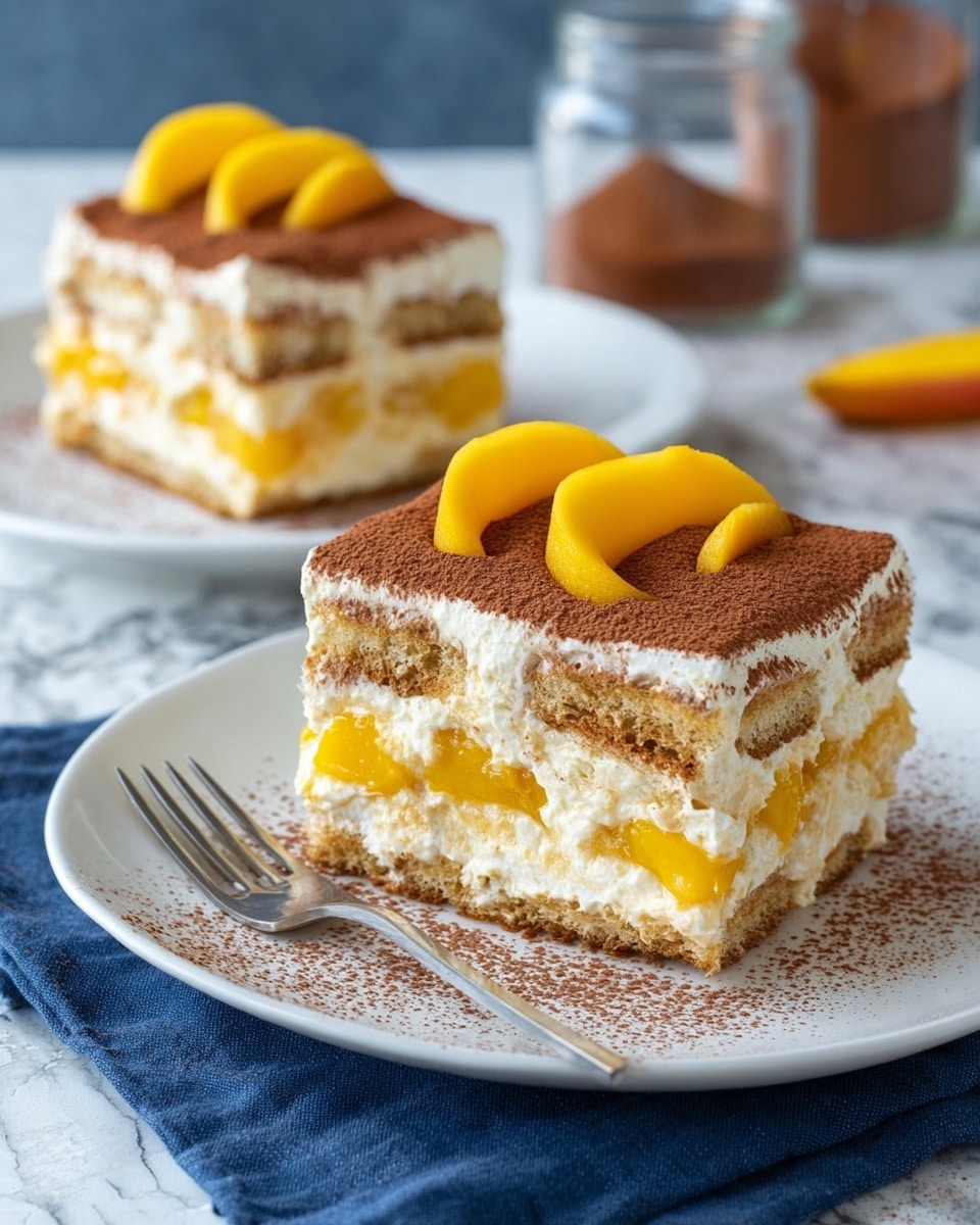 Coconut Mango Tiramisu