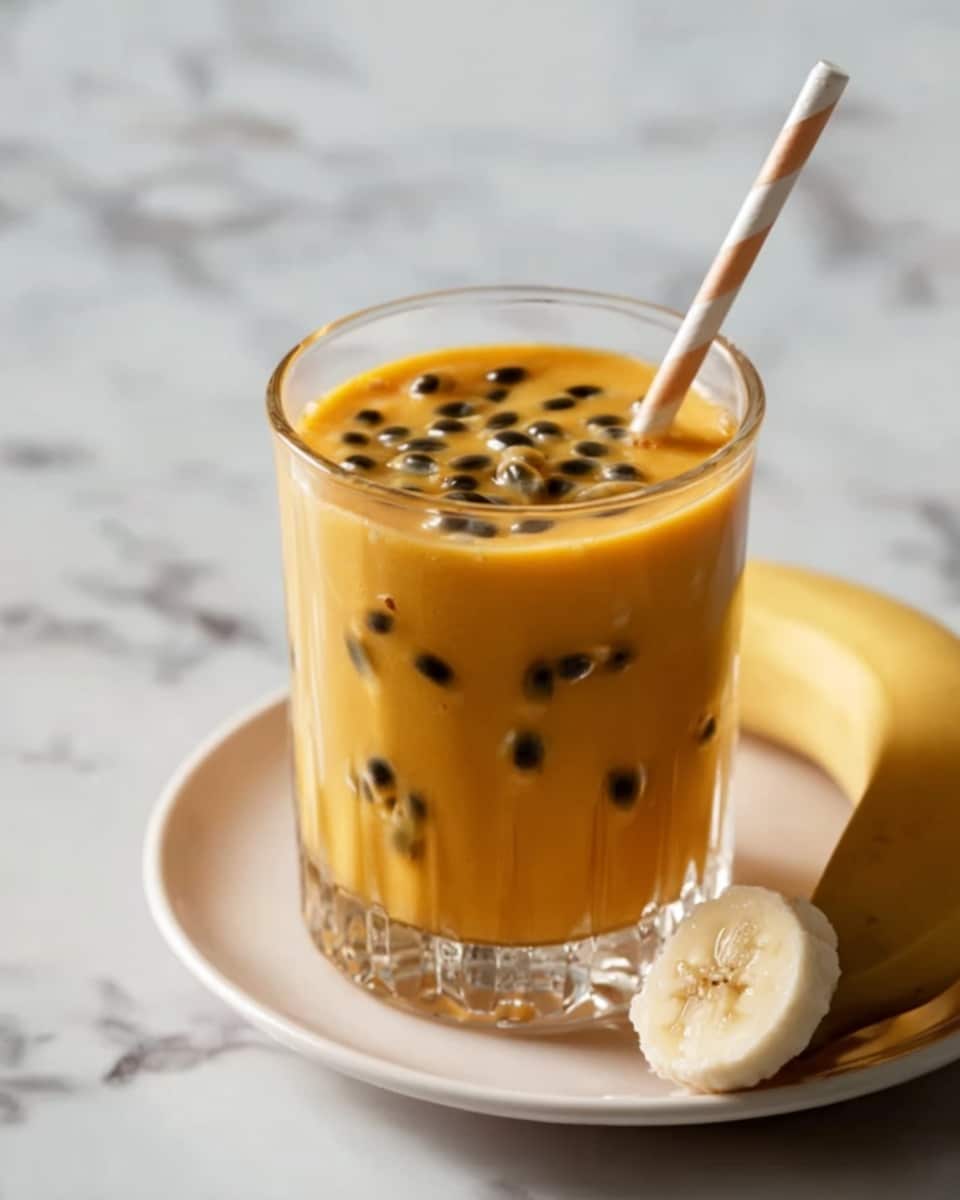 Passion Fruit Banana Juice Recipe