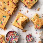 Patriotic Funfetti Blondies