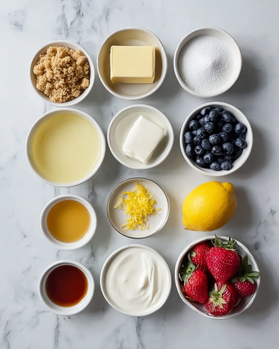 Patriotic Lemon Icebox Pie