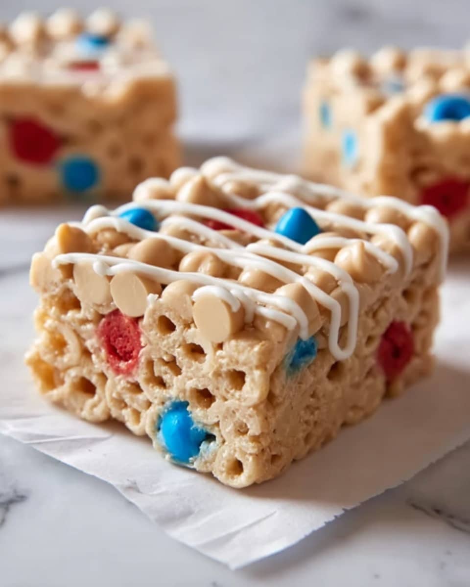 Patriotic Rice Krispie Treats Recipe