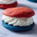 Red White and Blue Cookie Sandwiches Whoopie Pies Recipe