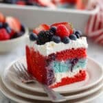 Red White and Blue Marble Cake Recipe