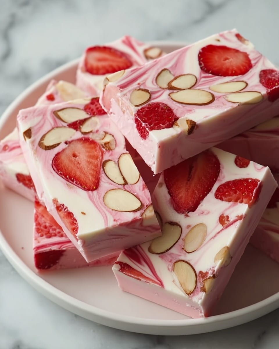 Strawberry Yogurt Bark