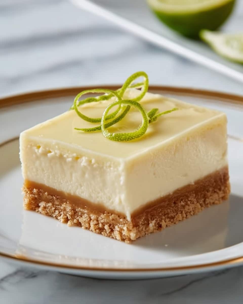 White Chocolate Key Lime Bars