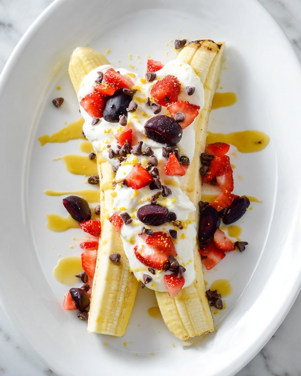 Healthy Banana Split