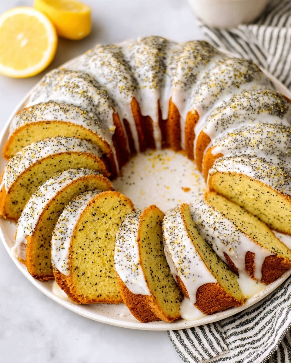 Lemon Poppy Seed Bundt Cake