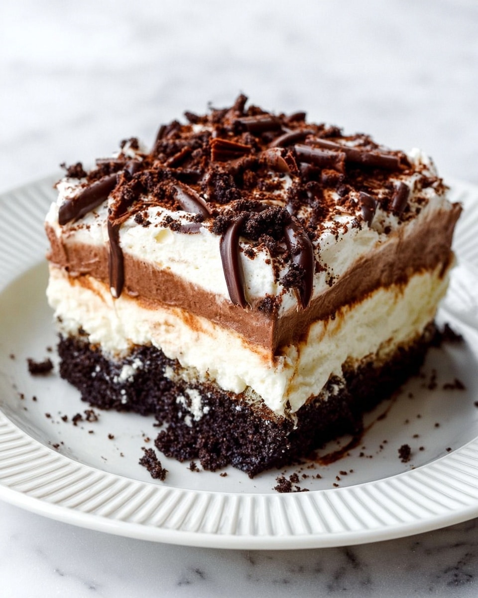 No Bake Chocolate Lasagna