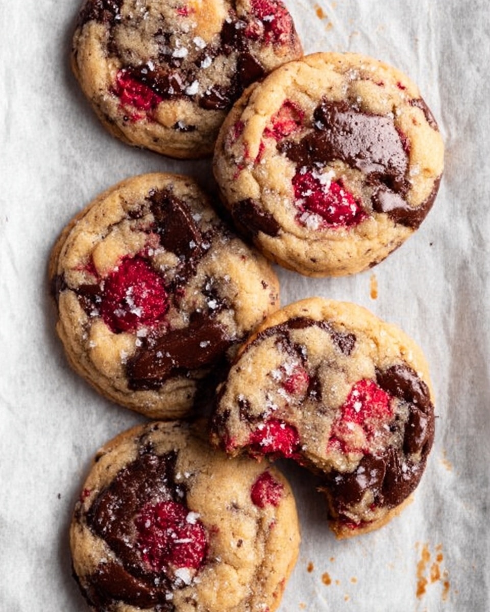 Raspberry Chocolate Chip Cookies