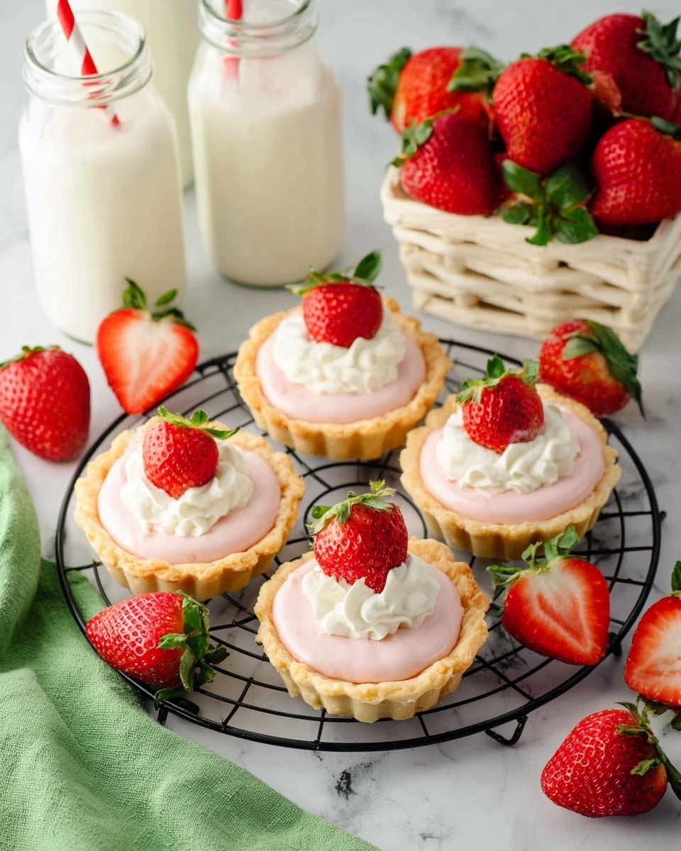 Strawberry Mousse Tartlets