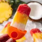 Tropical Sunrise Popsicles