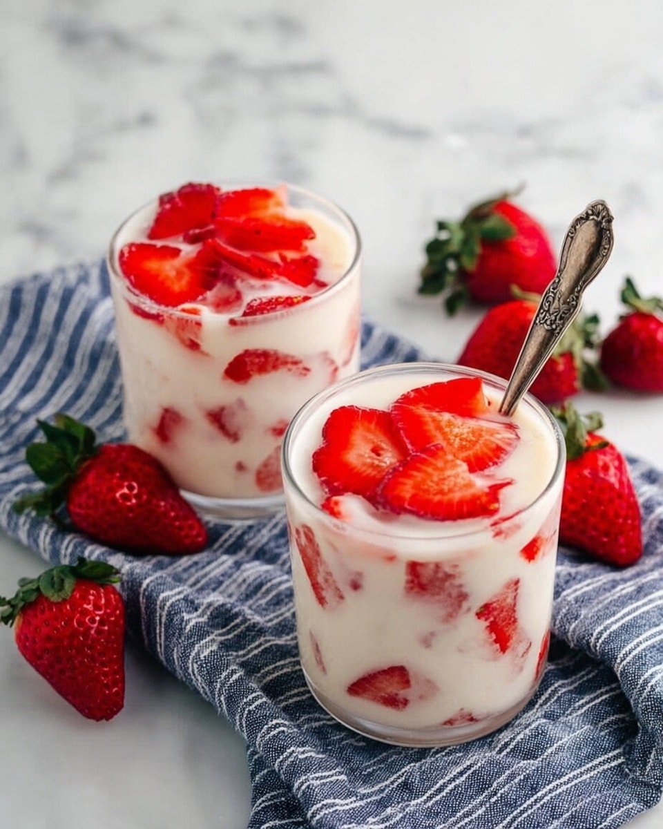 Fresas con Crema (Strawberries and Cream)