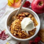 Browned Butter Bourbon Apple Crisp