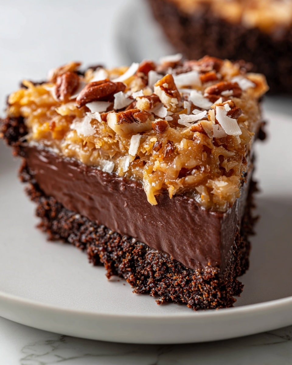 No-Bake German Chocolate Pie