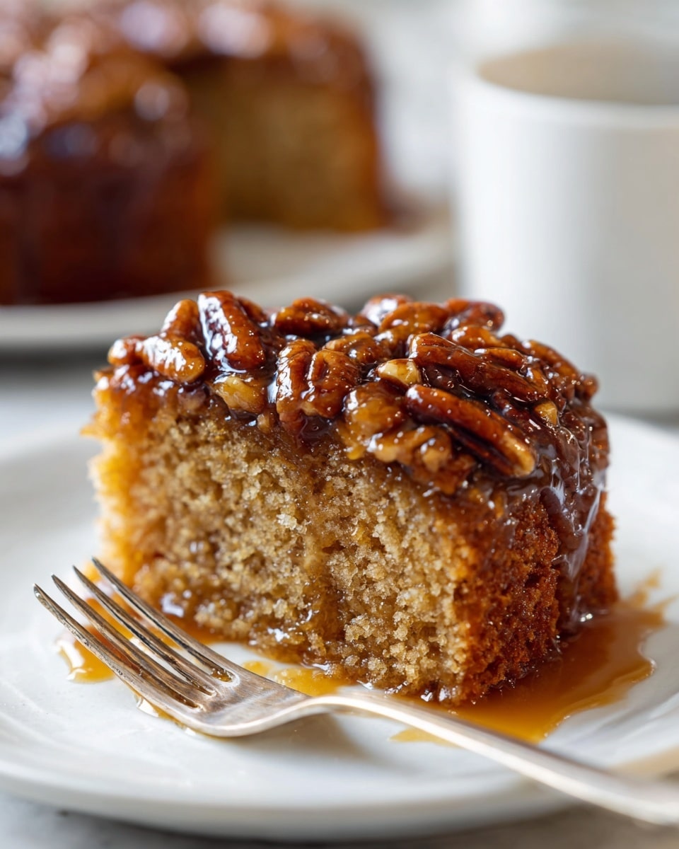Pecan Upside Down Cake