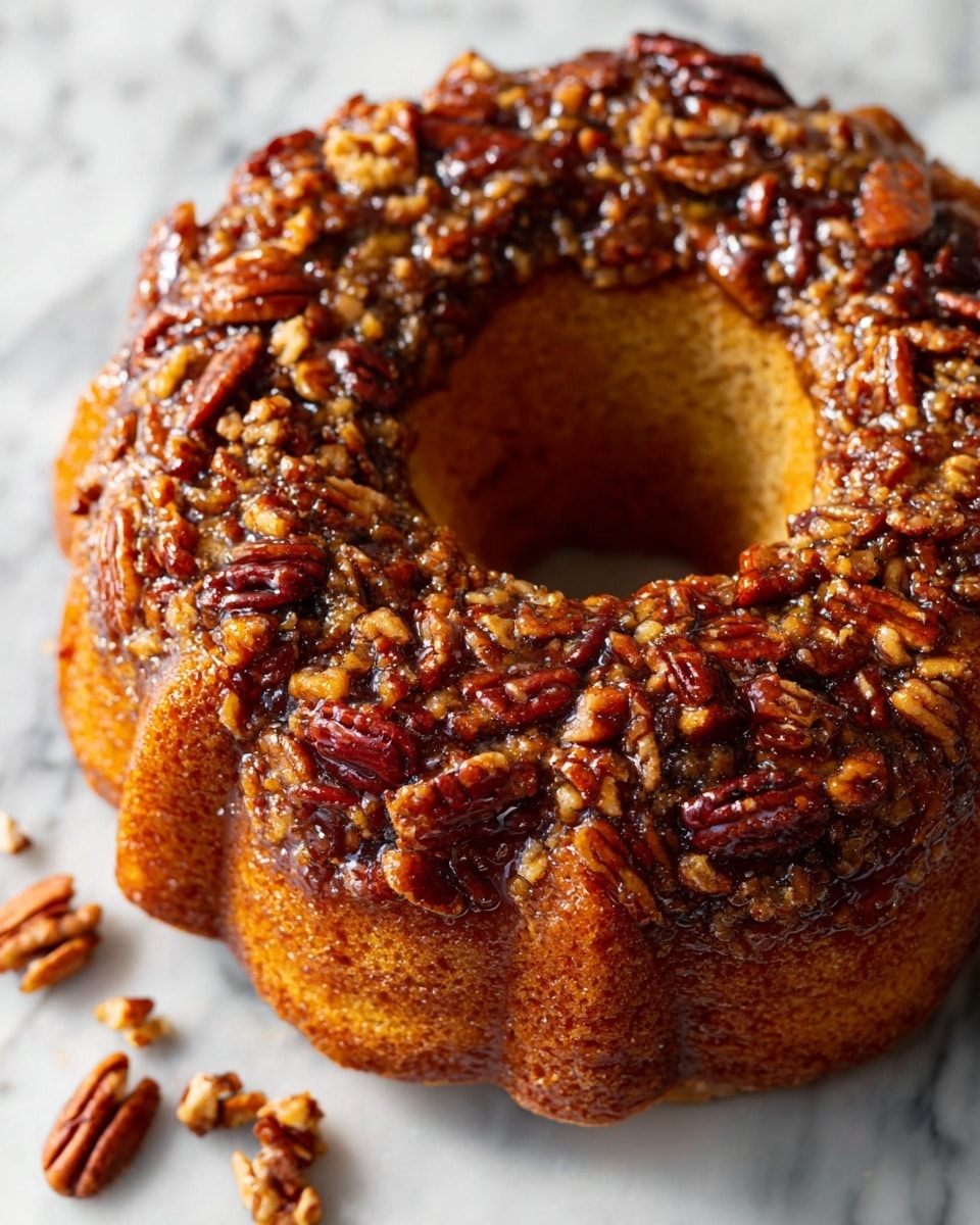 Pecan Upside Down Cake