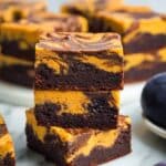 Pumpkin Cheesecake Brownies