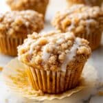 Pumpkin Muffins with Brown Sugar Streusel