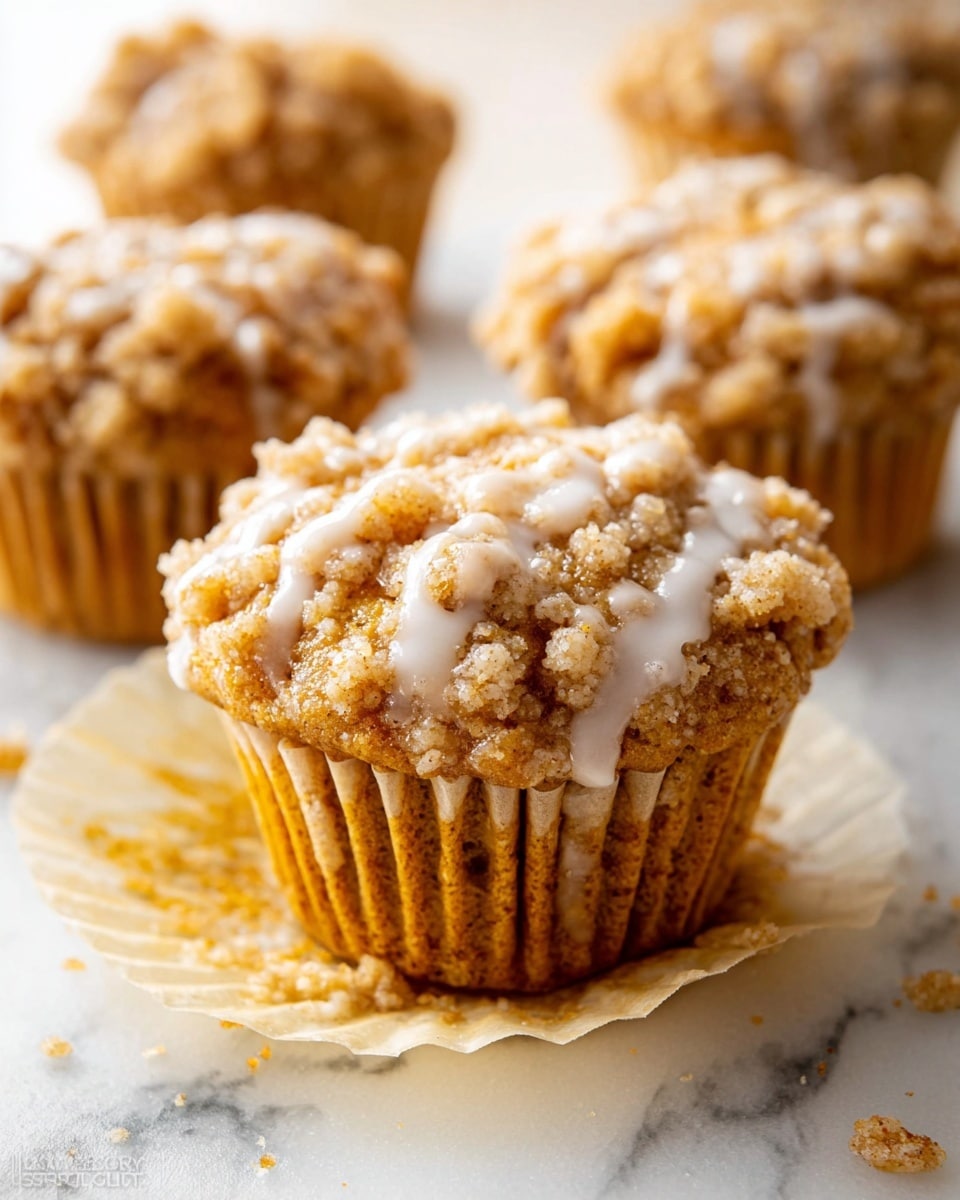 Pumpkin Muffins with Brown Sugar Streusel