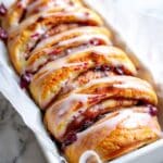 Cranberry Cinnamon Roll Loaf