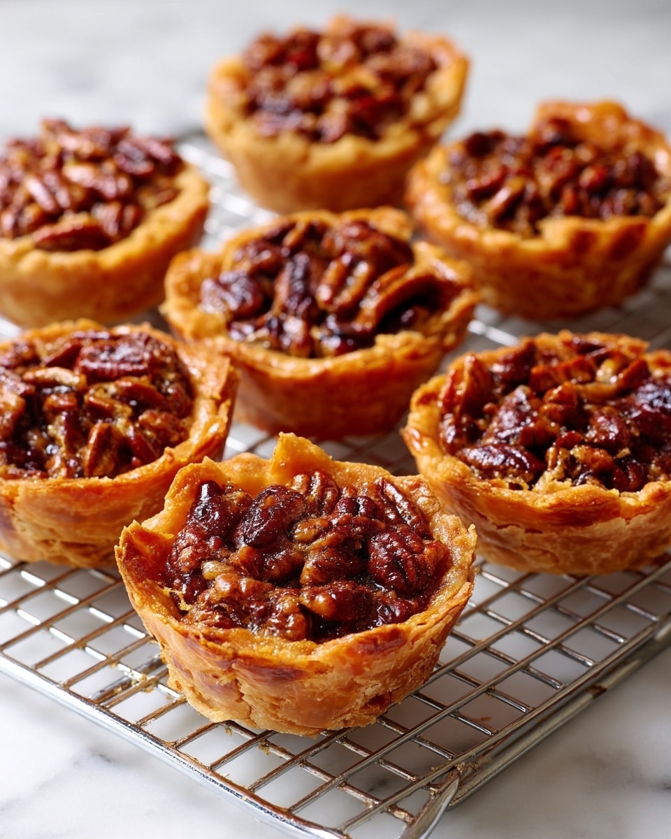 Mini Croissant Crust Pecan Pies