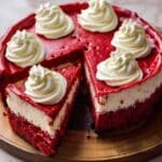 Red Velvet Oreo Cheesecake